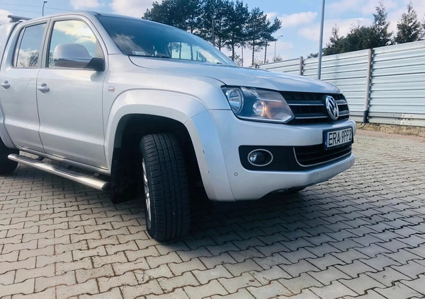 Volkswagen Amarok cena 72500 przebieg: 153172, rok produkcji 2013 z Radomsko małe 46